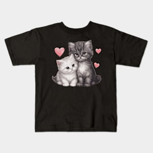 Cute Persian Kitten Kids T-Shirt